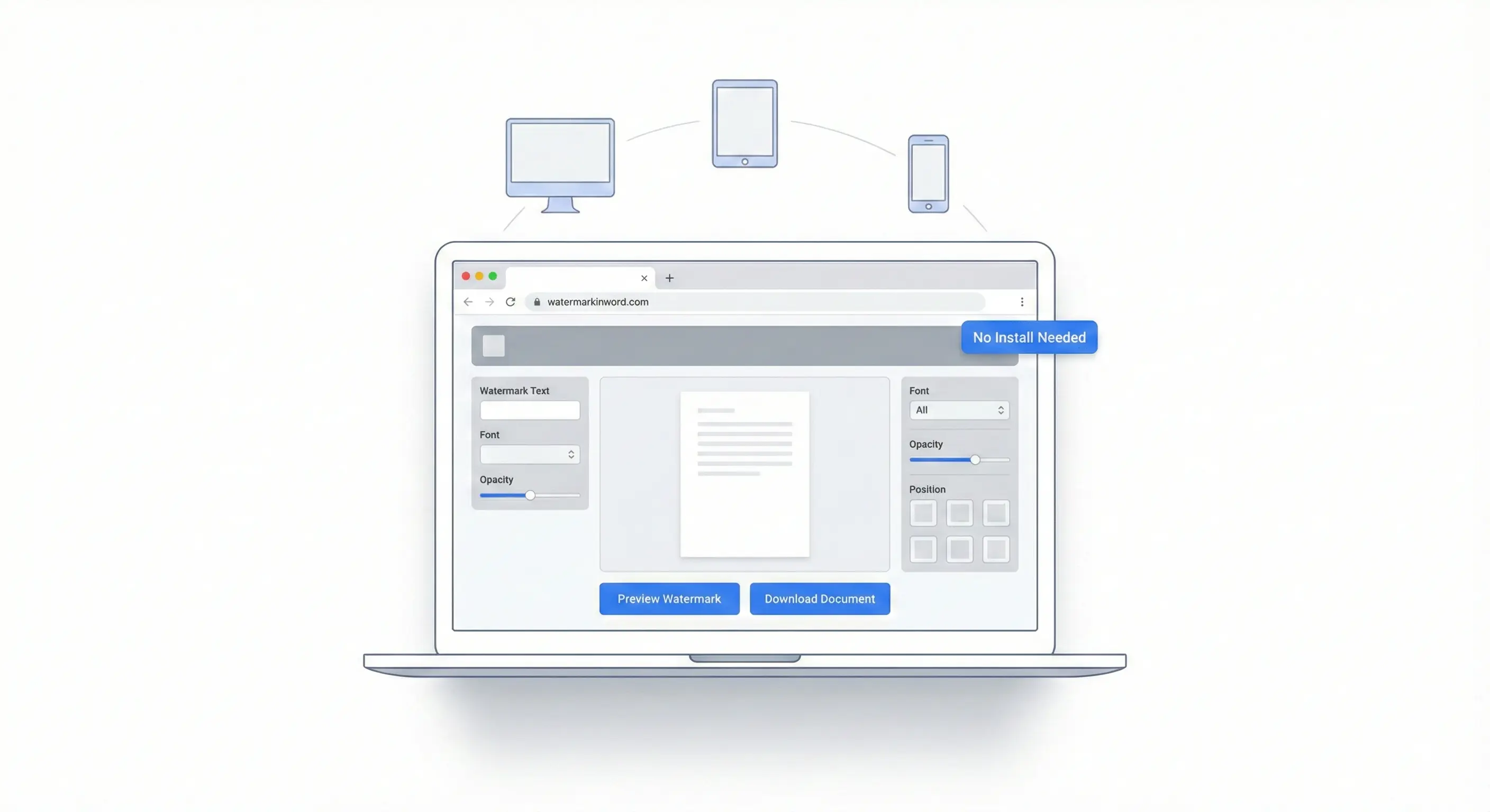 Web-Based Convenience, No Installation Needed